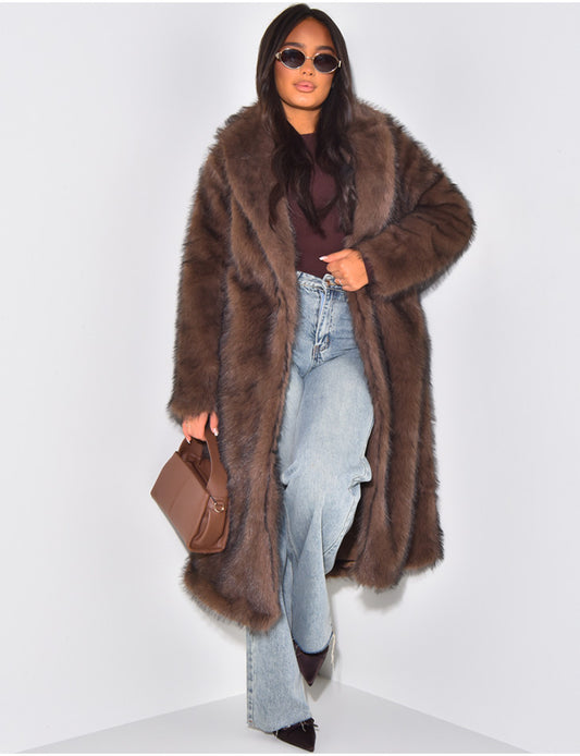 Amera™ | Long Fur Coat - Amera