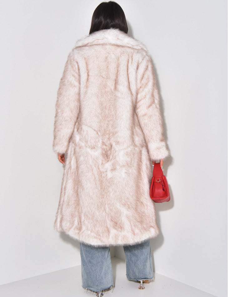 Amera™ | Long Fur Coat - Amera