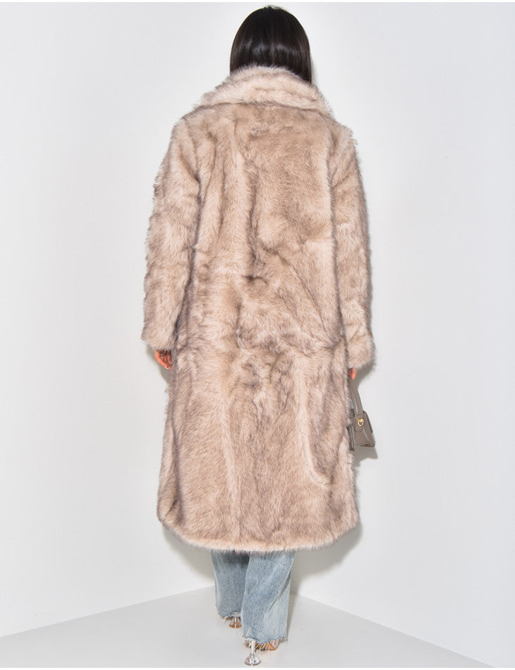 Amera™ | Long Fur Coat - Amera