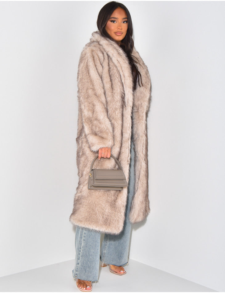 Amera™ | Long Fur Coat - Amera